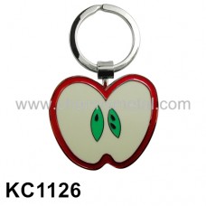KC1126 - Apple With Enamel Key Chain